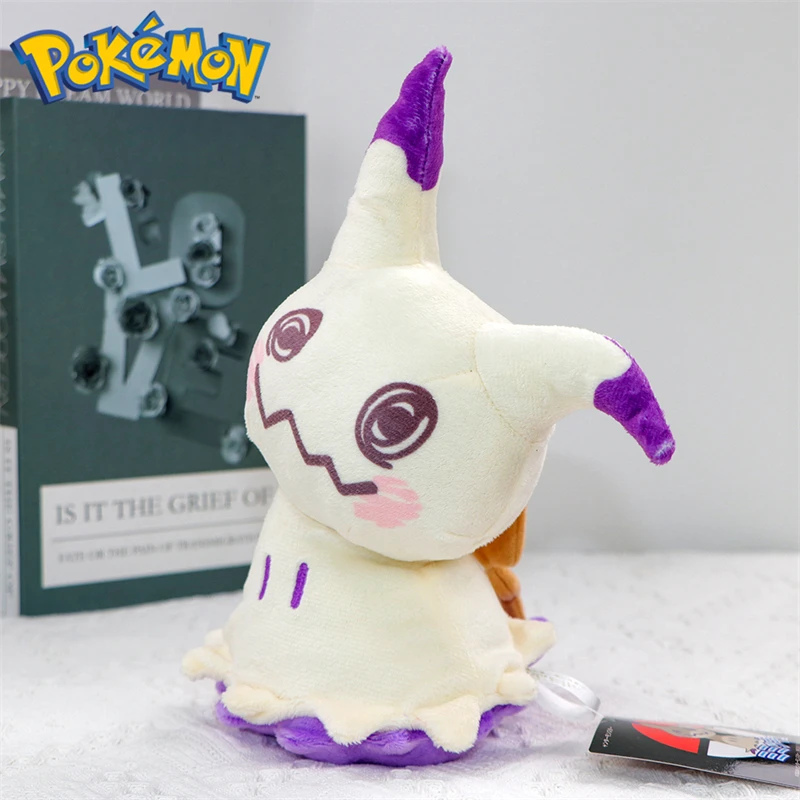 Color: Burgundy - Pokemon Shiny Mimikyu Cubone Butterfree Plush Toys Anime Caterpie Shinx Charizard Stuffed Animal Peluche Dolls Birthday Gift Kid