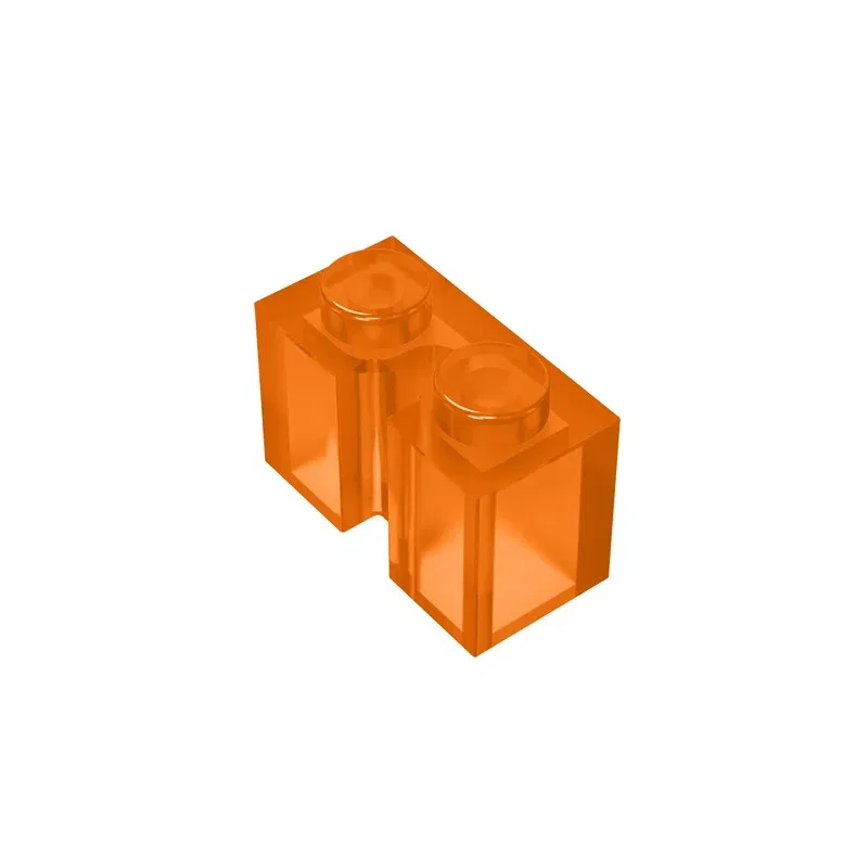 Color: Gold - Gobricks GDS-798 BRICK 1X2 W. GROOVE compatible with lego 4216 children's toys Assembles Building Blocks Technical