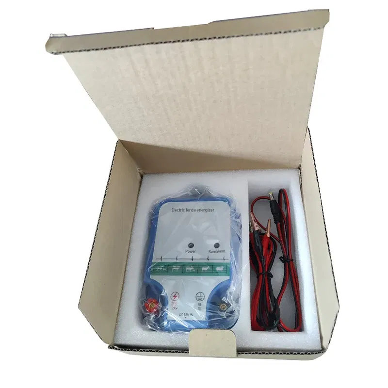 Color: Yellow - 12V Solar Battery Power Supply Residential Electric Fence Energizer Poultry Farm Special Fence Electrifier For Animal Captivity