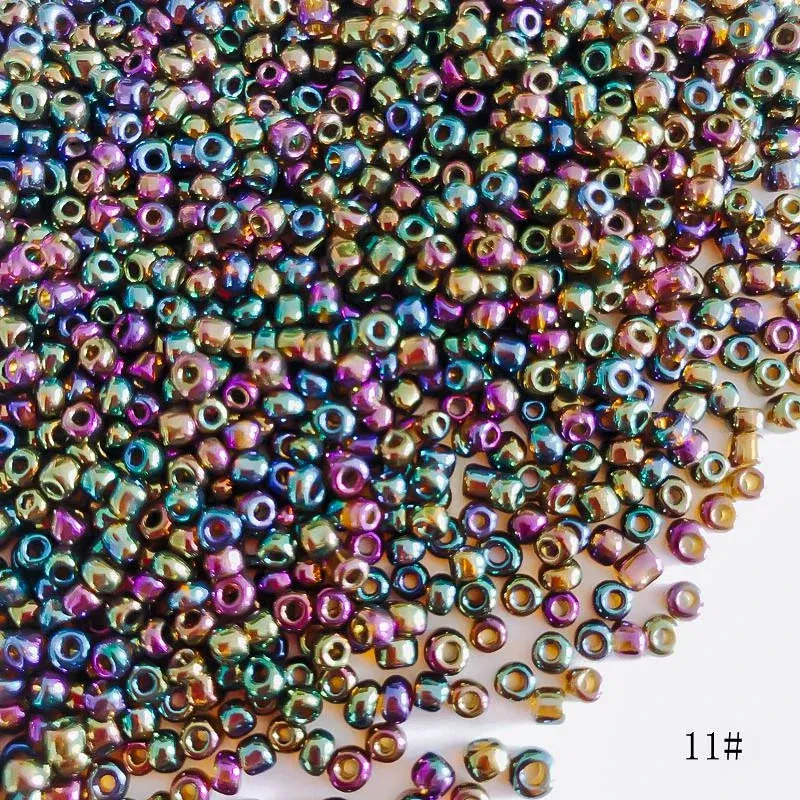Color: Lavender, Item Diameter: 4mm - 2mm 3mm 4mm Glass Seed Loose Beads Small Charms DIY Craft Bracelet Beads for Jewelry Making Supplies Necklace Accessories