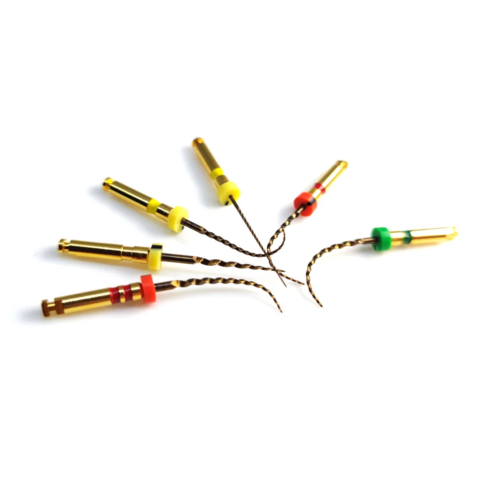 Dental SOCO PRO COXO Endodontic File Root Canal Taper Gold Heat Activated Rotary File Flexible Dentist Materials