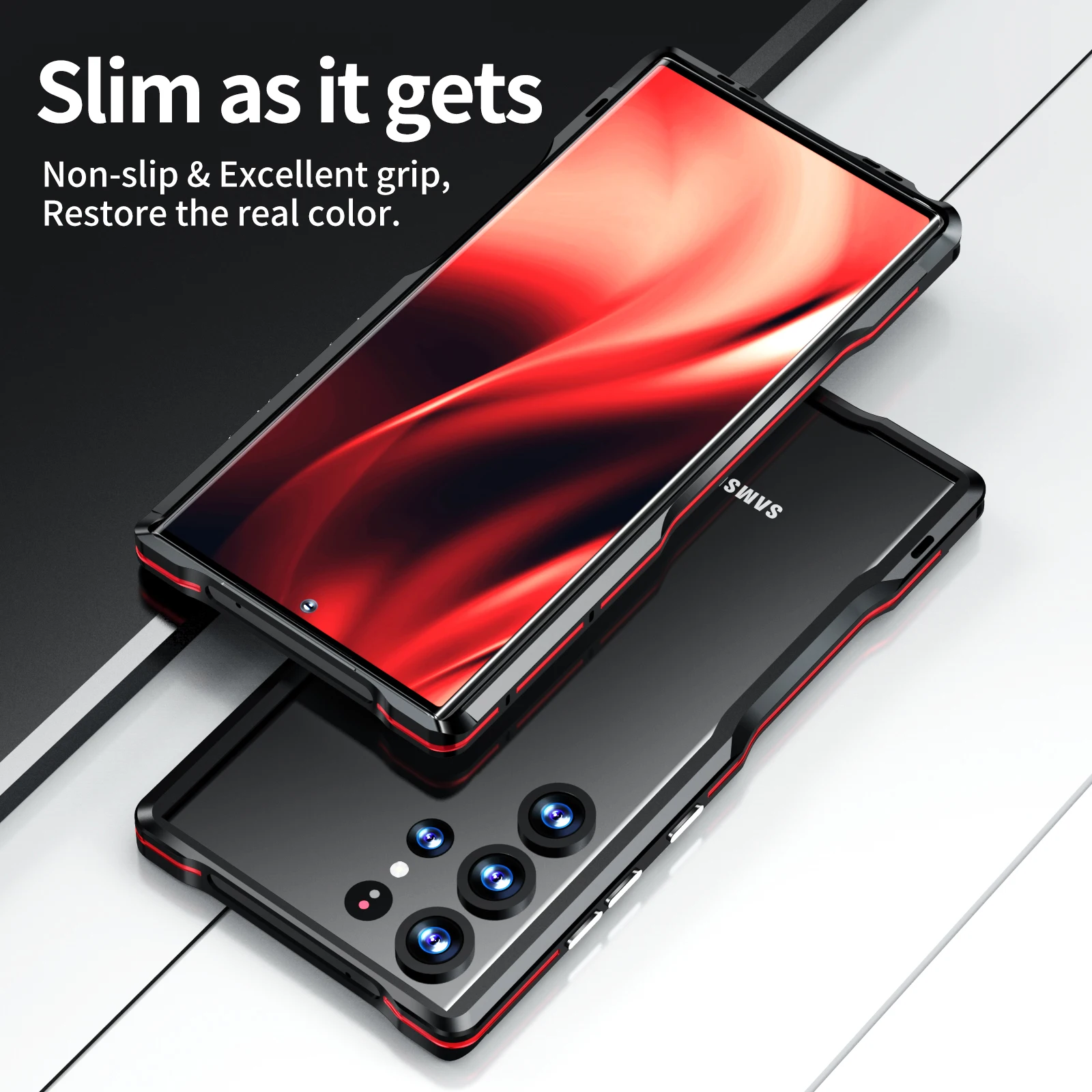 Color: Blue, Material: Cotton - Luxury Aviation Aluminum Alloy Bumper Phone Case For Samsung Galaxy S25 S24 S23 S22 Ultra S25Edge Metal Frame Shockproof Cover