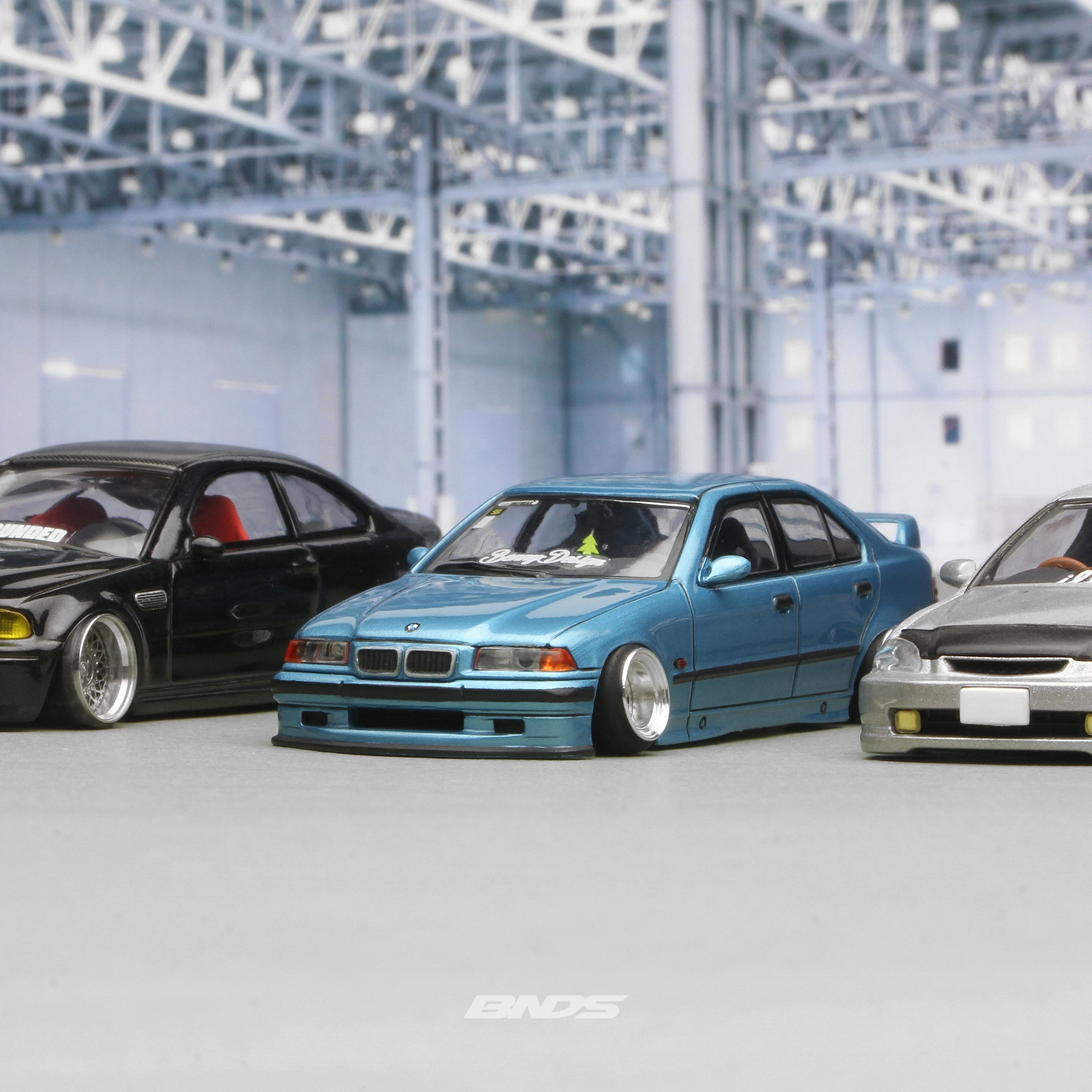 Color: DARK GRAY, Ships From: CHINA - 1/64 Alloy Wheels With Rubber Tires By BNDS 64053/64088 Assembly Rims Modified Parts for Model Car Refitted VIP Style