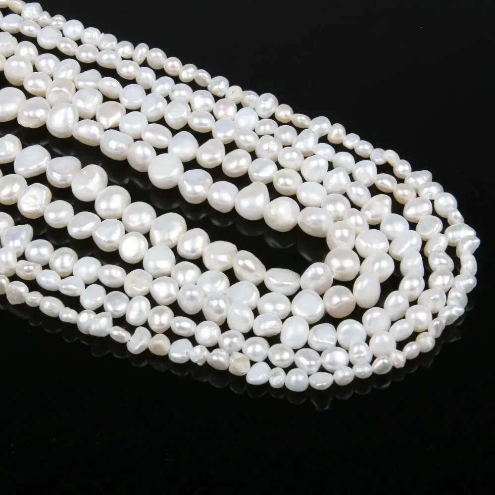 Color: NUDE, Item Diameter: 20mm - Natural Freshwater Pearl Baroque White pink Irregular Beads for Jewelry Making DIY Earrings Bracelet Necklace Accessories