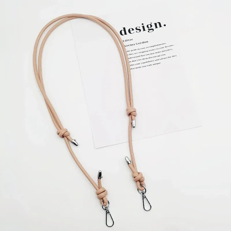 Color: PURPLE - Long Leather Shoulder Strap Crossbody Bag Adjustable Replacement Belt Handbag Strap Accessories DIY Bag Belt For Handbags