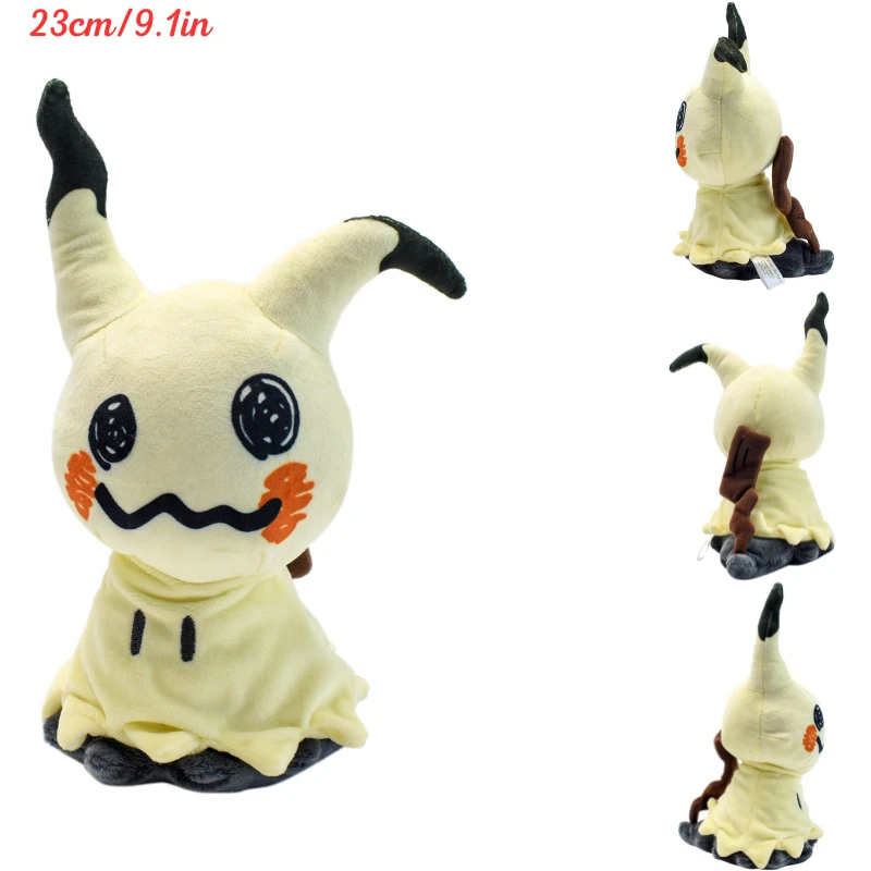 Color: WHITE - Pokemon Shiny Mimikyu Cubone Butterfree Plush Toys Anime Caterpie Shinx Charizard Stuffed Animal Peluche Dolls Birthday Gift Kid