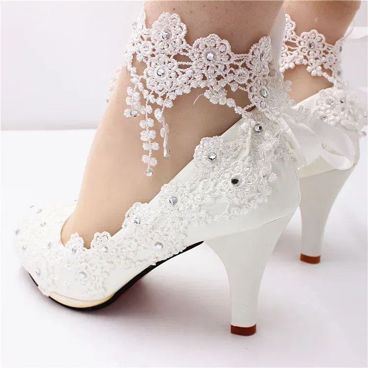 Color: WHITE, Shoe Size: 39 - Whitefemmes bottes with high heels  women's shoes 2020 botas mujer Women heelsBH0709
