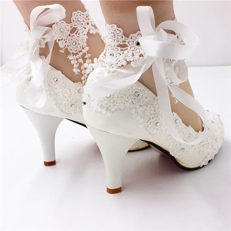 Color: WHITE, Shoe Size: 39 - Whitefemmes bottes with high heels  women's shoes 2020 botas mujer Women heelsBH0709
