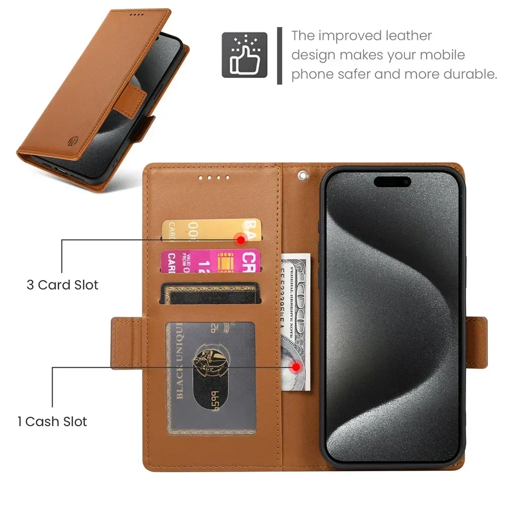 Color: Pink, Material: Vinyl - PU Leather Flip Phone Case For iPhone 16 15 Pro Max 16E 14 13 1211 XS Max XR X 8 7 Plus SE KickStand Cards Solt Wallet Cover
