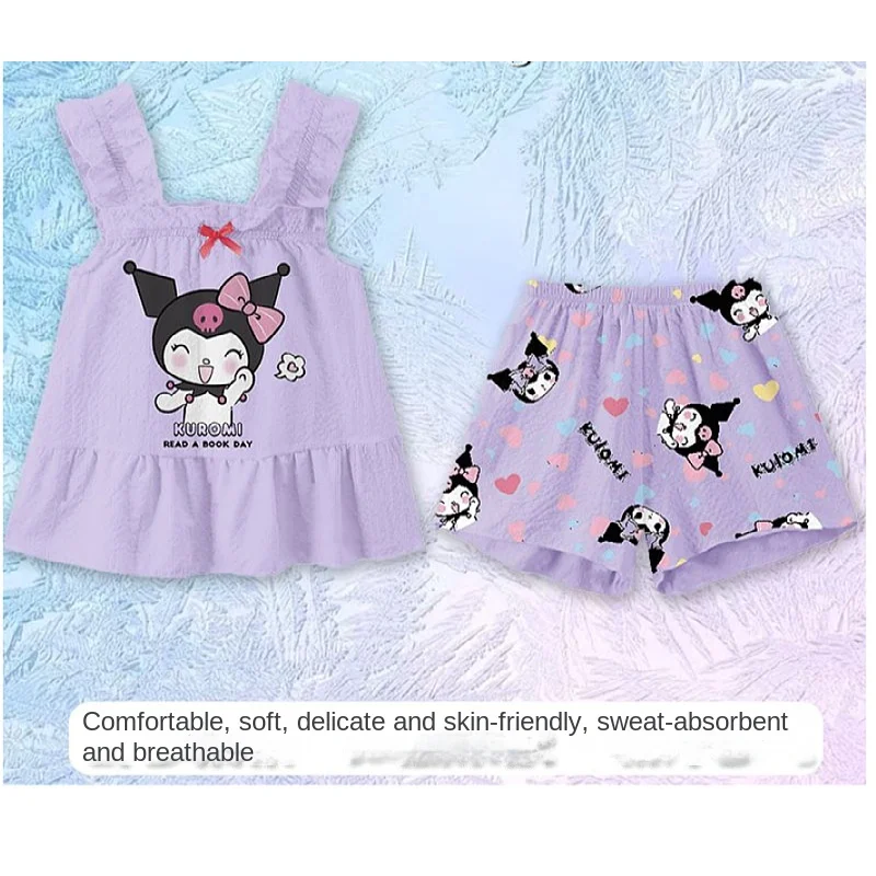 Color: Beige, Kid Size: 2T - New Spring Autumn Children's Clothing Sets Elsa Boy Sleepwear Long sleeved pants Clothes Kids Pajamas Set Baby Girls Pyjamas