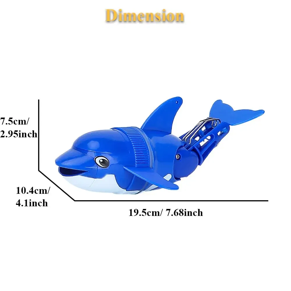 Color: WHITE - Electric Rolling Dolphin Bath Toy for Kids ?“ Tumbling Fish Bathtub Toy with Light & Water Spray, Swimming Water Toy Child Gift