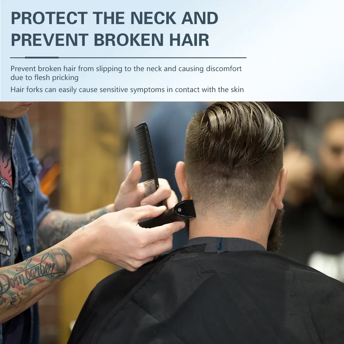 Color: Dark Khaki - Barbershop 1 Roll Protection Hairdressing Neck Paper Disposable Hair Cutting Accessory Supplies