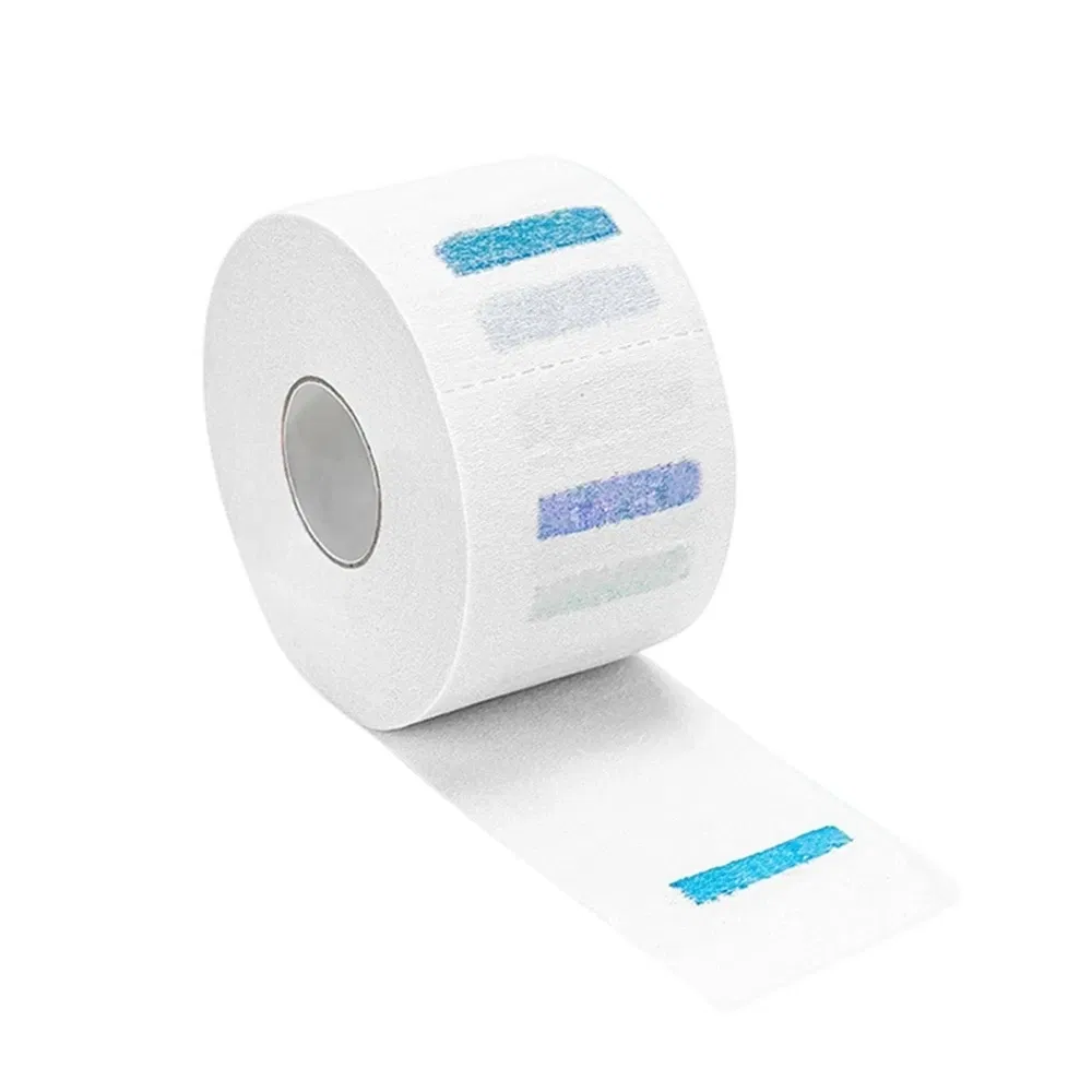 Color: Dark Khaki - Barbershop 1 Roll Protection Hairdressing Neck Paper Disposable Hair Cutting Accessory Supplies