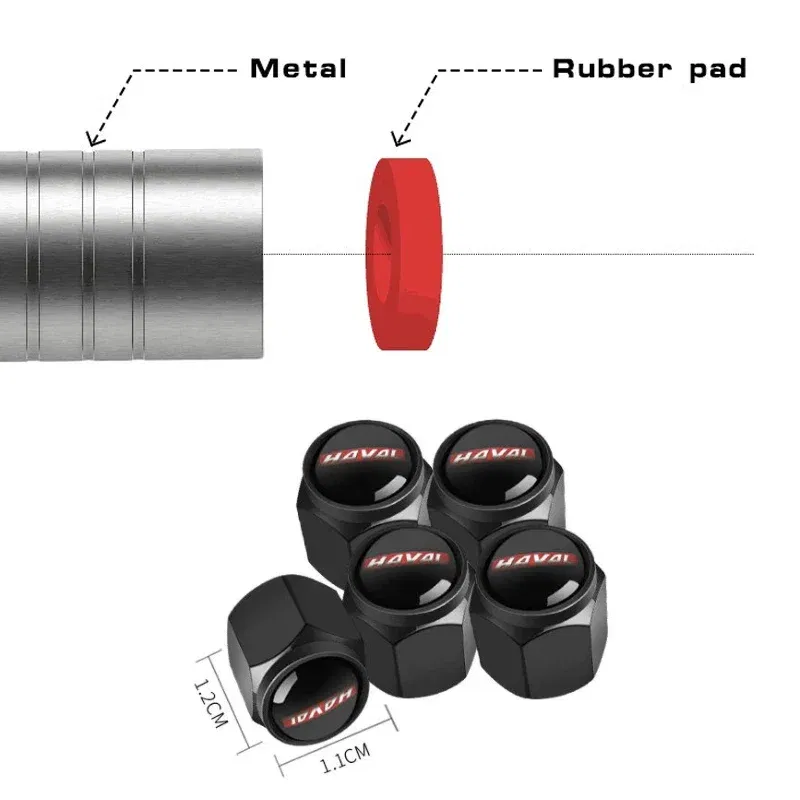 For Deepal L07 S07 S05 SL03 G318 S09 EV Car Wheel Tire Air Valve Caps Stem Cover With Brand Accessories