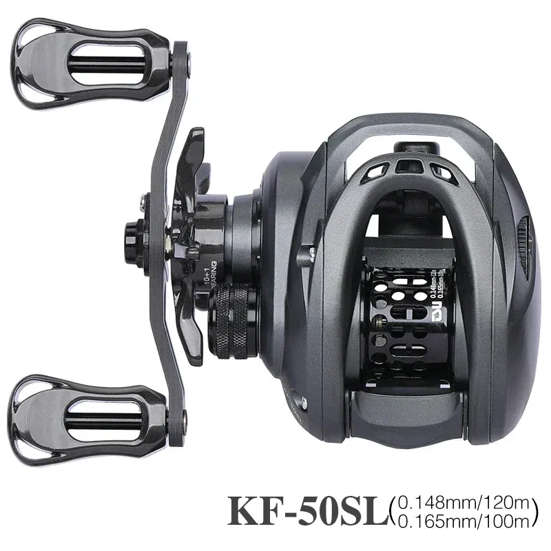 Color: Lawngreen - TSURINOYA 135g Bait Finesse Low Profile Baitcast Reel Dark Wolf 50S 4kg Ligh Game Casting Fishing Reel 7.1:1 6.1g Shallow Spool