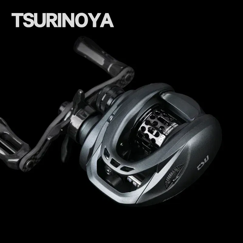 Color: Lawngreen - TSURINOYA 135g Bait Finesse Low Profile Baitcast Reel Dark Wolf 50S 4kg Ligh Game Casting Fishing Reel 7.1:1 6.1g Shallow Spool