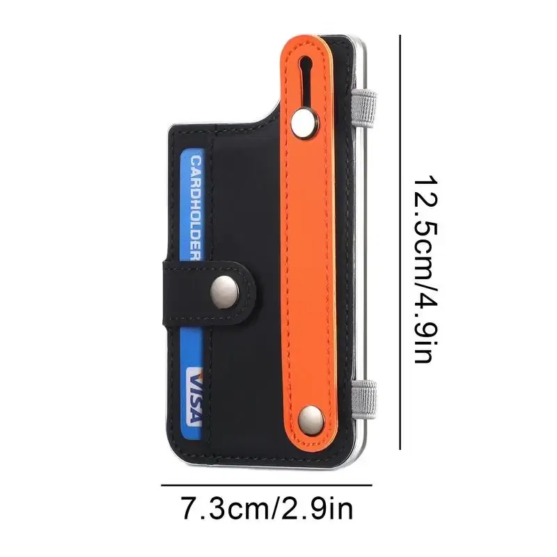 Color: Khaki, Ships From: CHINA - Card Holder For Back Of Phone Universal Card Holder For Phone Case Multifunctional Phone Wallet Attachment With Pen Clip For All