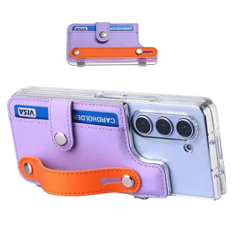 Color: Khaki, Ships From: CHINA - Card Holder For Back Of Phone Universal Card Holder For Phone Case Multifunctional Phone Wallet Attachment With Pen Clip For All