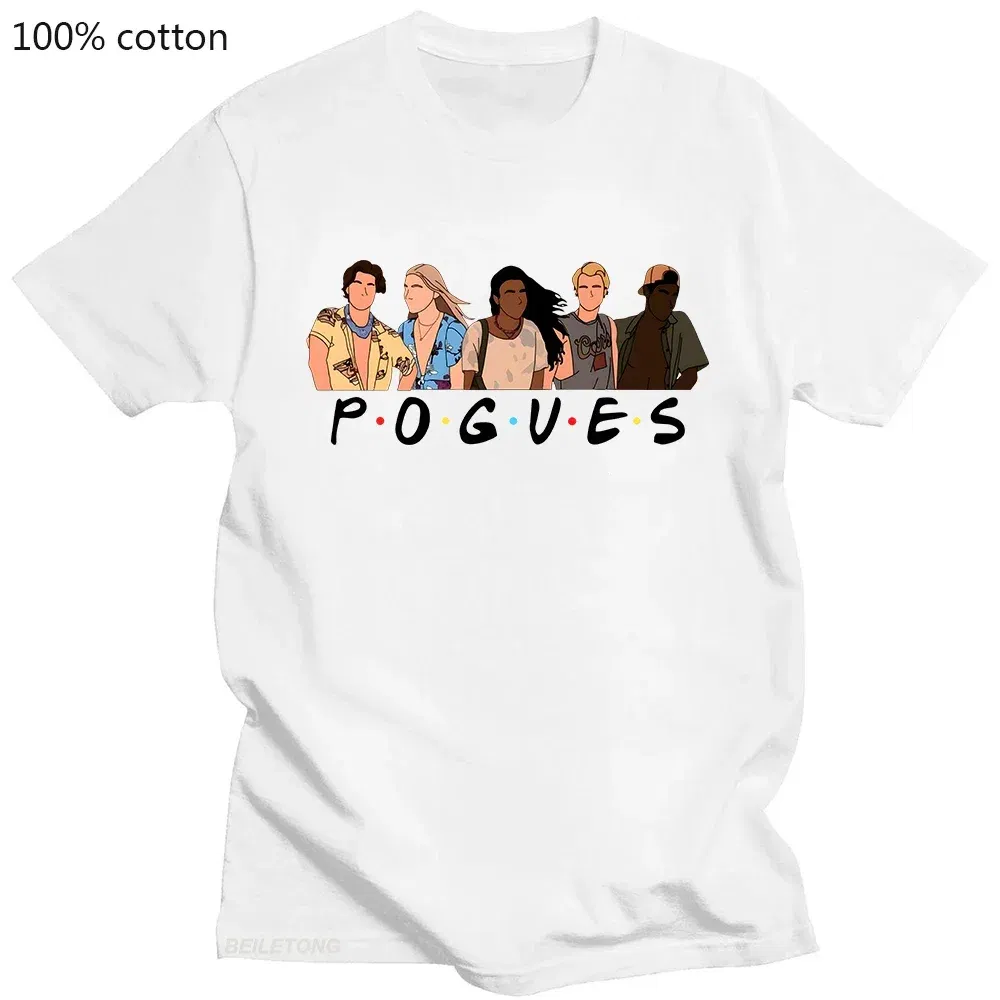 Color: Beige, Size: XXL - Women Pogue Life Outer Banks Shirt Vintage OBX John B JJ Kiara Pope T-Shirt North Carolina TeesSummer Aesthetic Top 100% Cotton