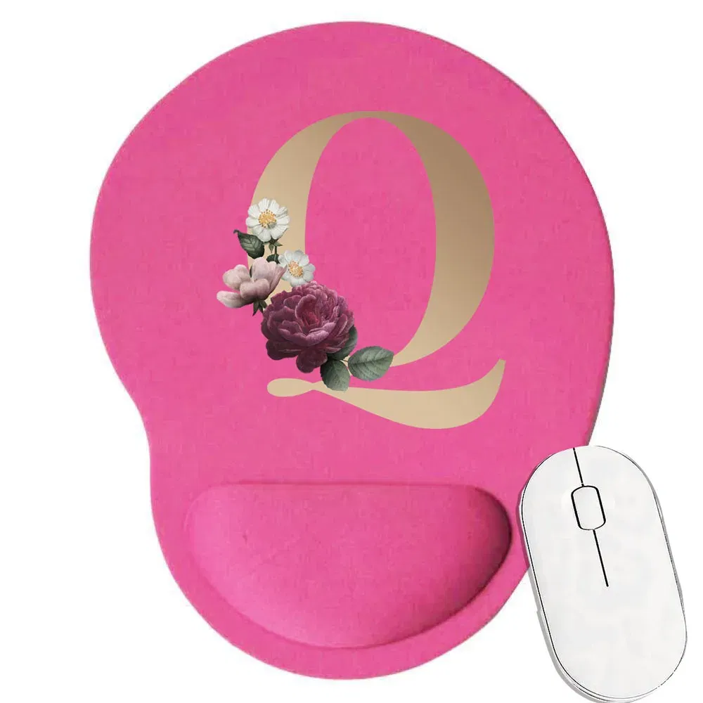 Color: Olive Green - Mouse Pad Gaming MousePad Premium Mousepad Speed and Control Desk Pad Pink Mouse Mat High-Grade Desk Mat Gold Letter Series