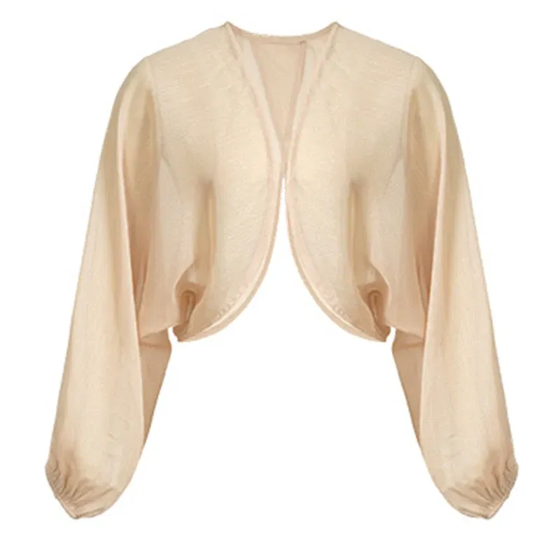 Color: Pink, Size: XL, Ships From: CN - 2023 Elegant Chic Sunscreen Tops Women's Summer Thin Cardigan Coat Light Thin Long Sleeve Back Slit Outwear Sheer Loose Jackets
