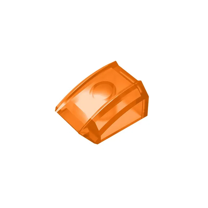 Color: black - Gobricks GDS-1015 Slope, Curved 2 x 2 Lip compatible  30602 47904 pieces of children's DIY