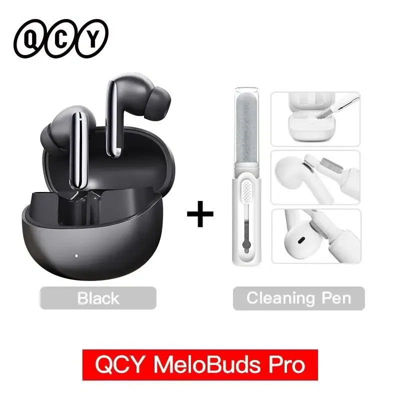 Color: black, Ships From: CHINA - New! MeloBuds Pro ANC Bluetooth 5.3 Earphones Wireless 46dB Hybrid ANC Hi-Res LDAC Earbuds 6 Mic Headphones 34H in-Ear Detection