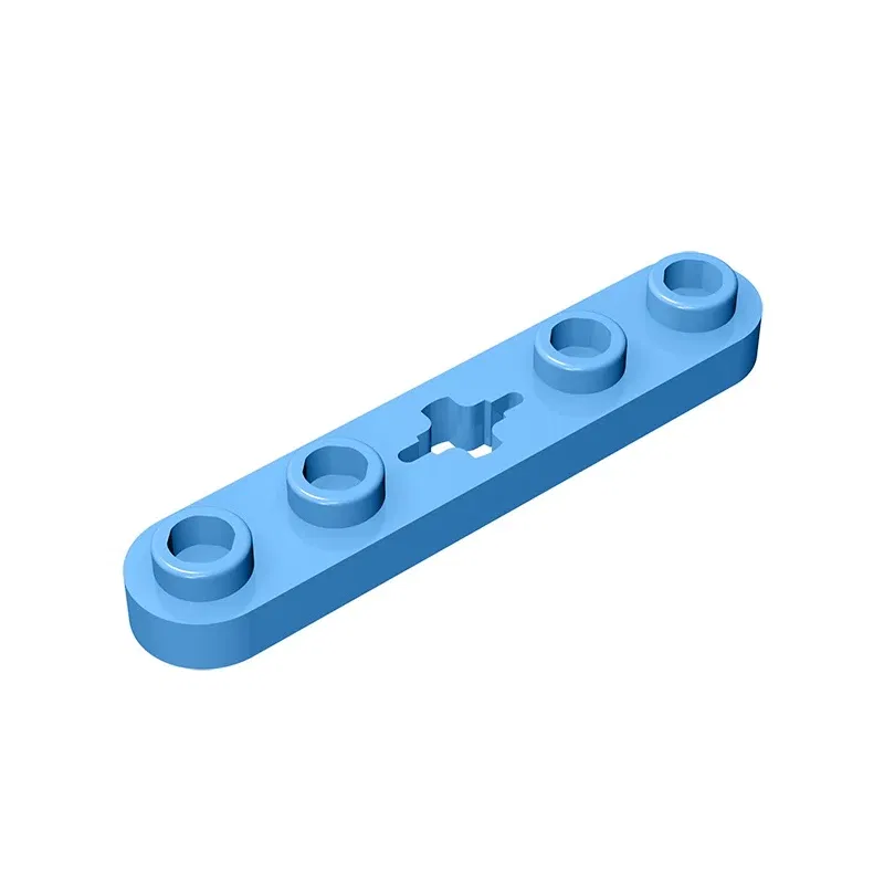 Color: black - Gobricks GDS-900 Plate 2 x 4 Technical, Plate 1 x 5 with Smooth Ends, 4 Studs and Center Axle Hole compatible with lego 32124