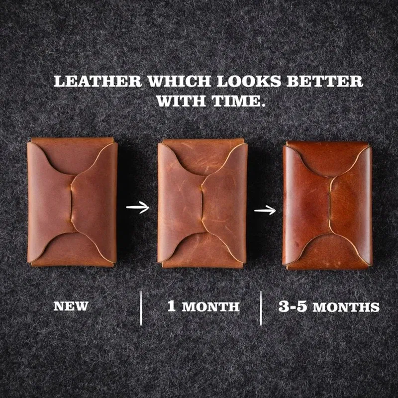 Color: Navy Blue - Leather Card Holder Minimalist Wallet Engraved Personalized Wallet Business CardHolder Mens Wallet Gift for Him