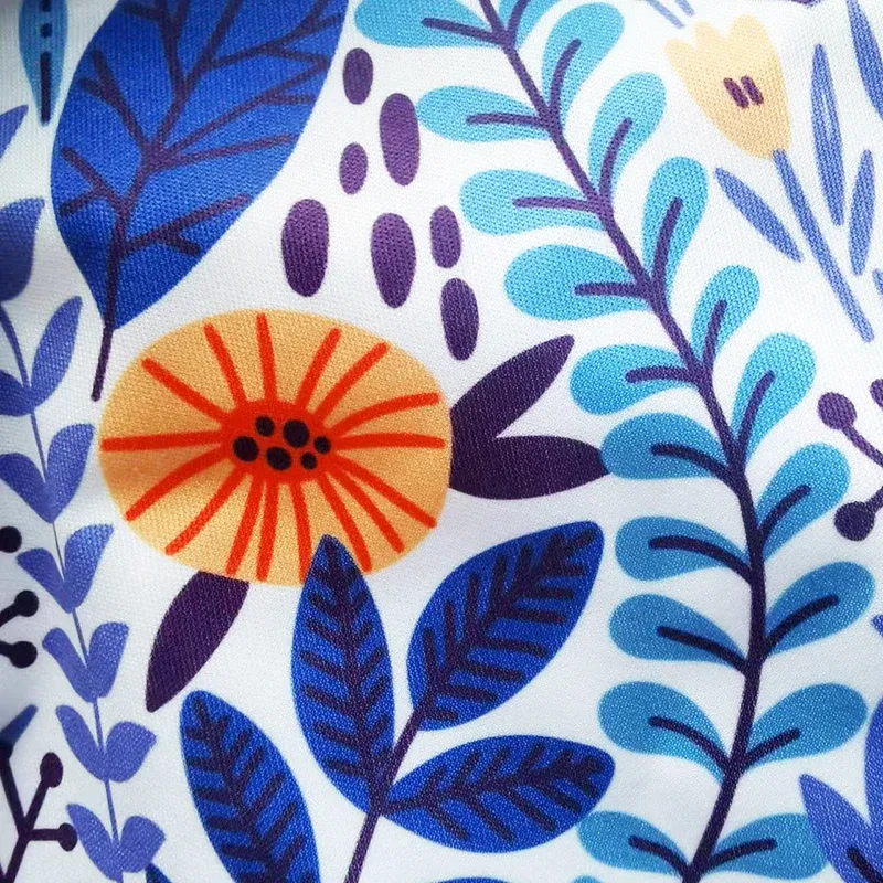 Color: DEEP BLUE, Size: NB - Washable Waterproof TPU Handmade Polyester Fabric Printed PUL Material for High Quality Cloth Diaper Menstrual Pads DIY Sewing