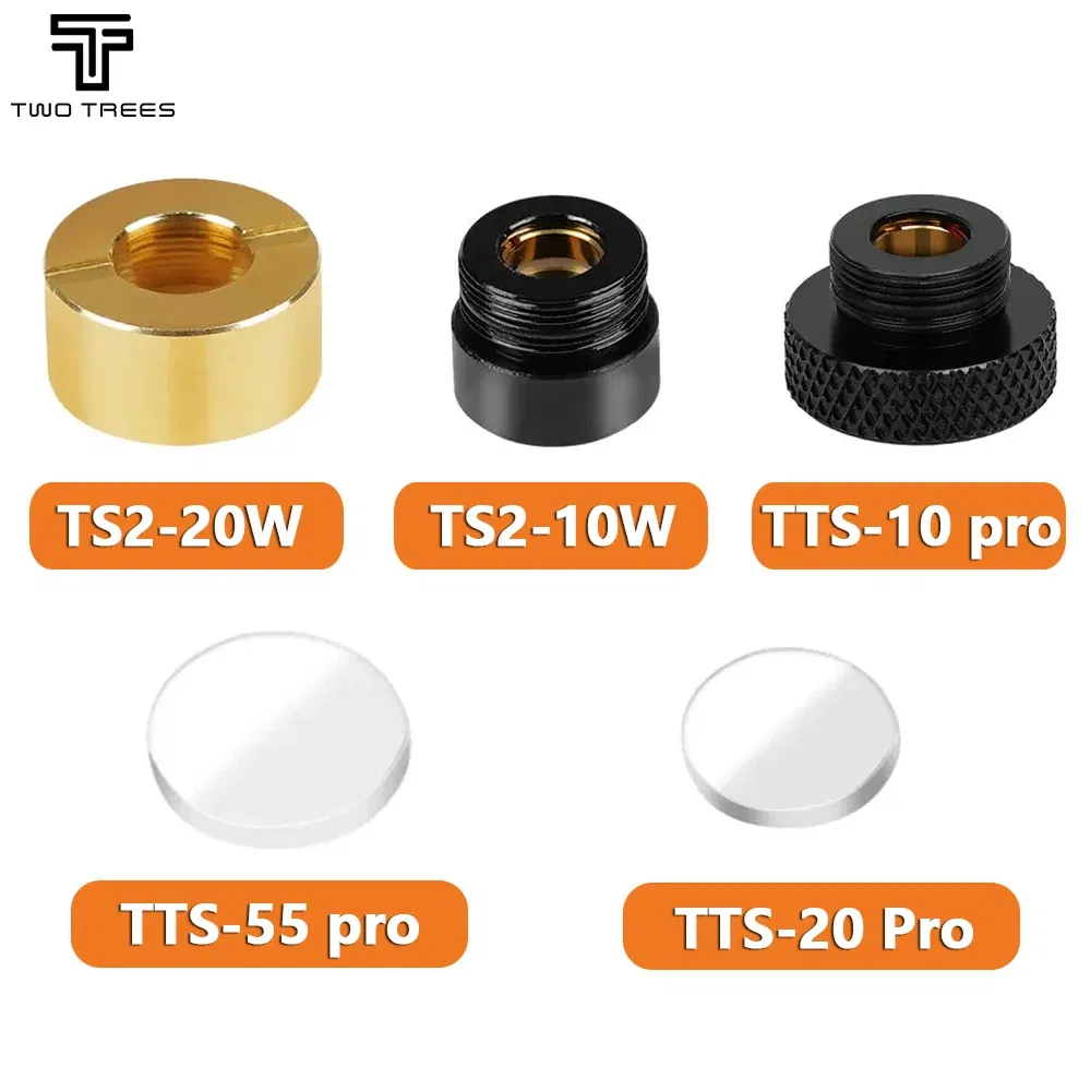 Color: black, Size: 2.2mm, Ships From: CHINA - Twotrees For TTS Pro TTS-55 TTS-10 TTS-20 TS2 Series Replacement Lens Laser Engraving Machine Lenses Laser Lens