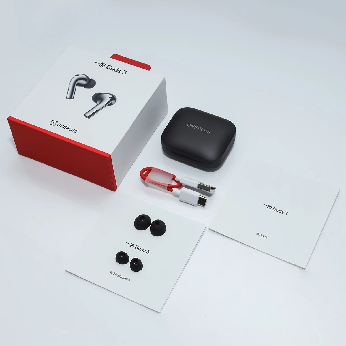 Color: Red, Ships From: CHINA - 2024 New Global Version Oneplus Buds 3 TWS Bluetooth Earphone 49dB Active Noise Cancelltion Wireless Headphone For Oneplus 12