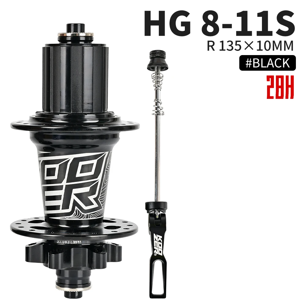 Color: Yellow - Bicycle Hubs KOOZER XM490 Mountain Bike Hubs 6 Pawl 72 Click 28 32 36H Holes HG SX NX 8-12 Speeds 26 27.5 29 Inches Rear Hubs