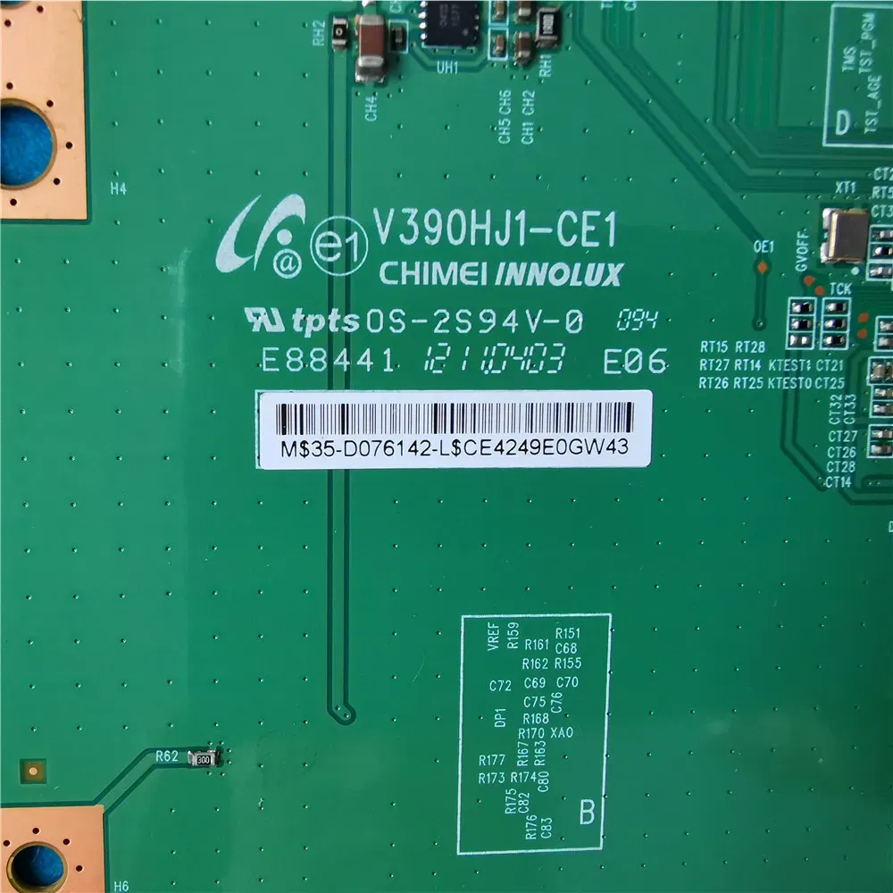 T-CON LVDS Logic Board V390HJ1-CE1 For 39inch TV 39E5DHR 39E500E LED39H310 LED39K300J LED39K200J LE39A720 screen V390HJ1-LE1