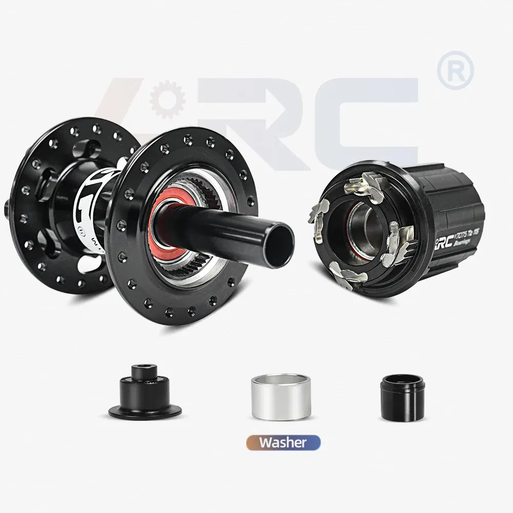 Color: Light Grey - ARC 32H Hub Mountain Bike Wheel Hub, Aluminum Alloy Front 9x100, 15x100, Rear 10x135, 12x142 Wheel Rim Hub, 4 Pawls, HG K7 12V