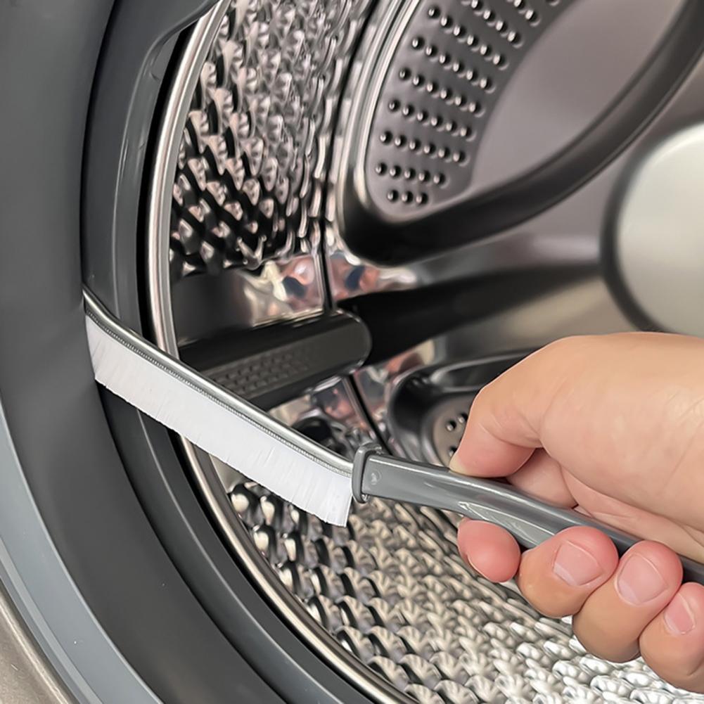 Color: Black - 2 Pcs Gap Cleaning Brushes Ergonomic Handle Stain Remover Narrow Durable Toilet Tile Grout Gap Brushes For Home Kitchen Bathroom