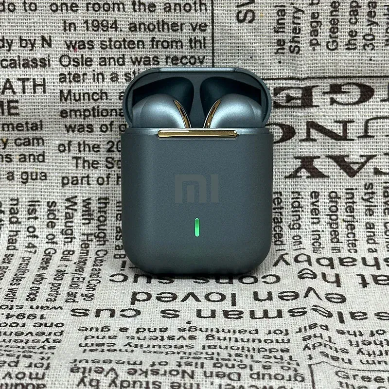 Color: green - xiaomi J18 Wireless Earphone Bluetooth Headset 9D Noise Reduction Gaming Headset With Microphone TWS Ear Buds Hands-free Earbuds