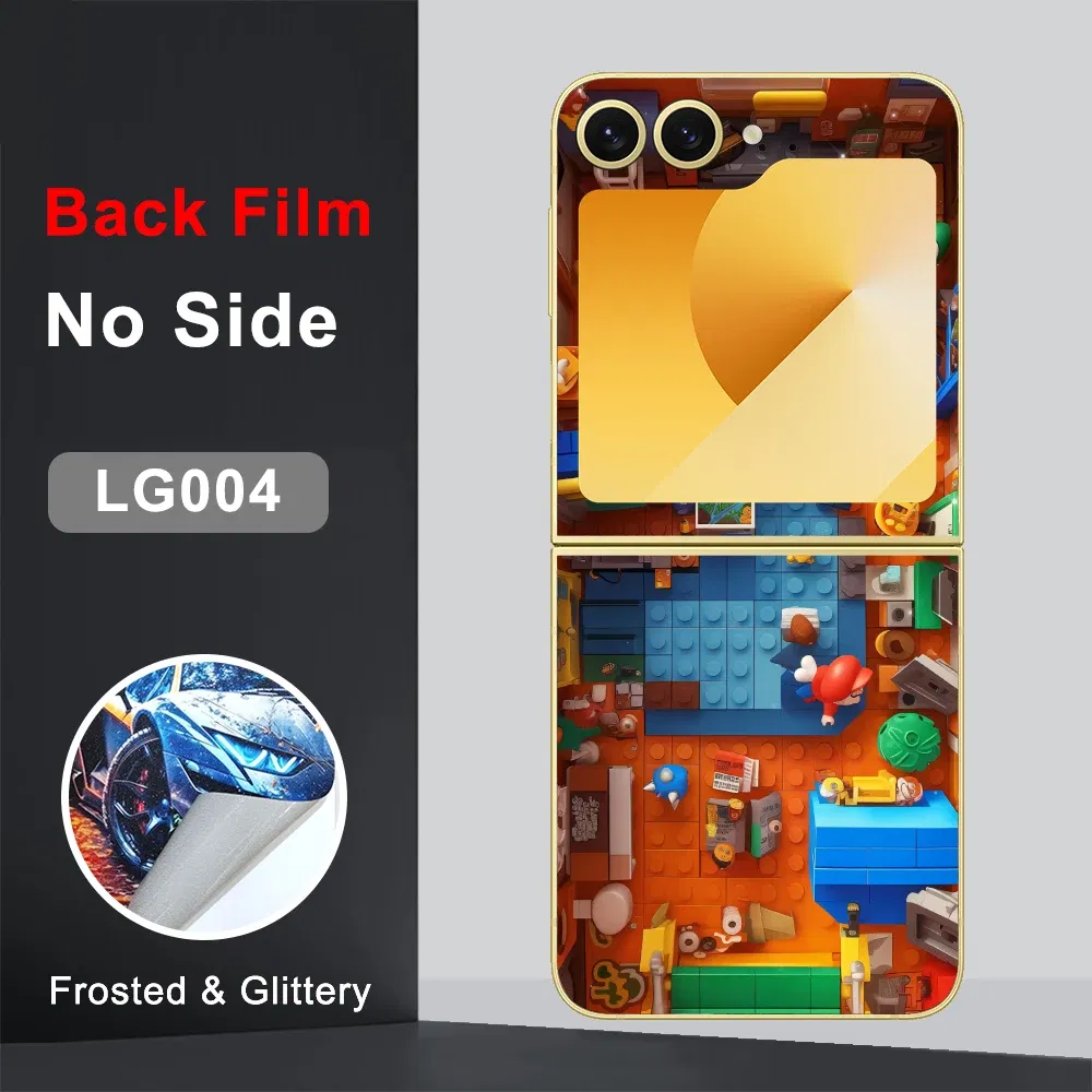 Color: Dark Blue, Bundle: Bundle 19 - CASEKiTTY Skin For Galaxy Z Flip 5 Back Film Samsung Z Flip 6 Sticker Flip 4 3 Protective Decal Wrap Back Cover Screen Protector