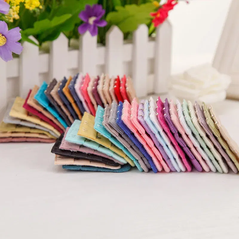 Color: Black Nickel - 3Pcs 5cm Back Bra Extender Clip Extension 3 Row 3 Button Bra Strapless Extensions Women's Underwear Expander Bra Lengthen Hook