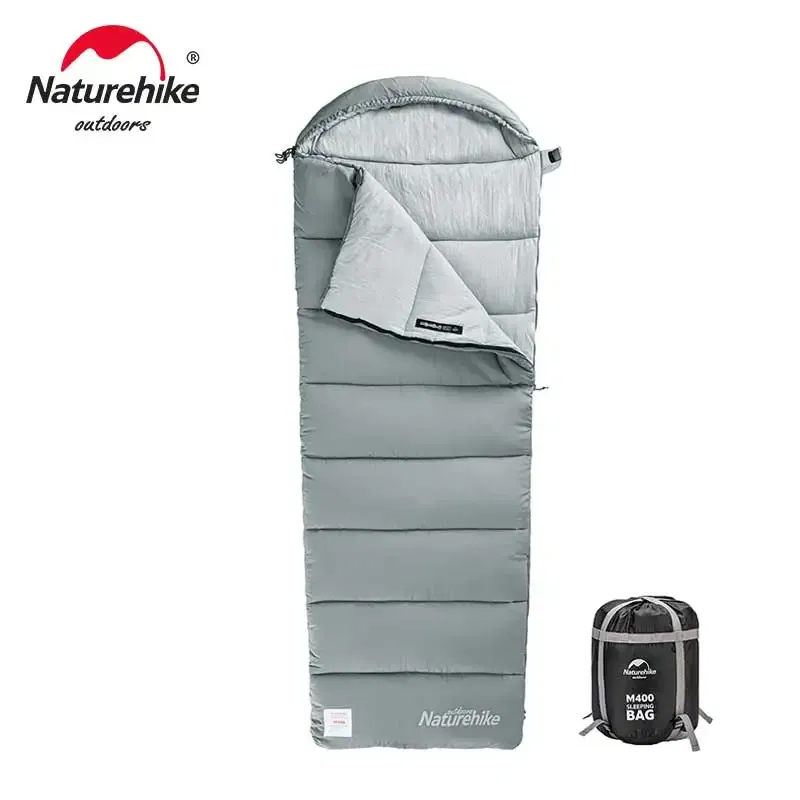 Color: light yellow, Ships From: CN - Naturehike Sleeping Bag M180 Lightweight Sleeping Bag M300 Double Camping Sleeping Bag M400 Machine Washable Winter Sleeping Bag