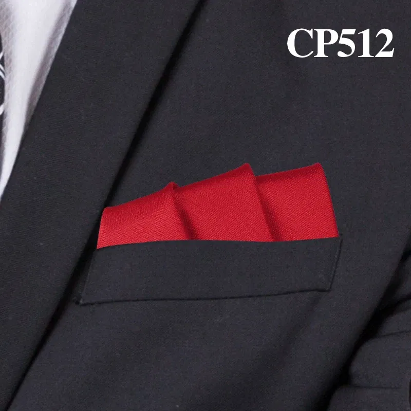 Silver Satin Handkerchief For Men Candy Color Mens Suits Pocket Square Business Chest Towel Hanky Suit Napkin Solid Hankies
