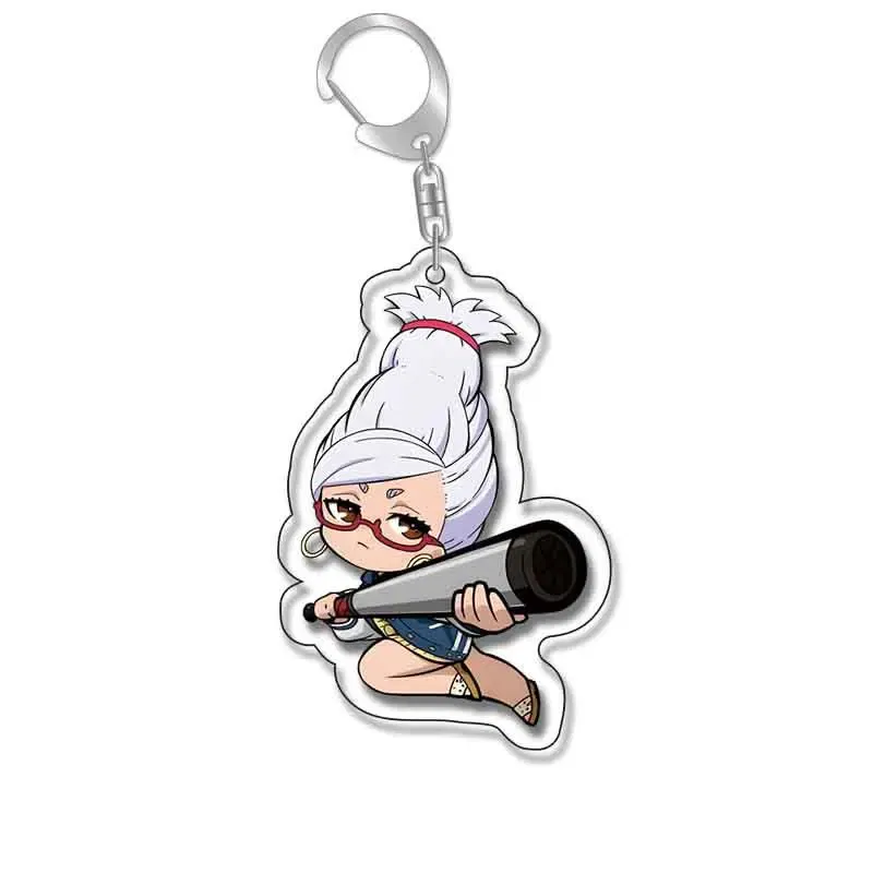 Color: Red - Anime Dandadan Momocute Cartoon Key Ring Keychain Jewelry Girl Pendant Fashion Children Gift Accessories Bag Charms Acrylic