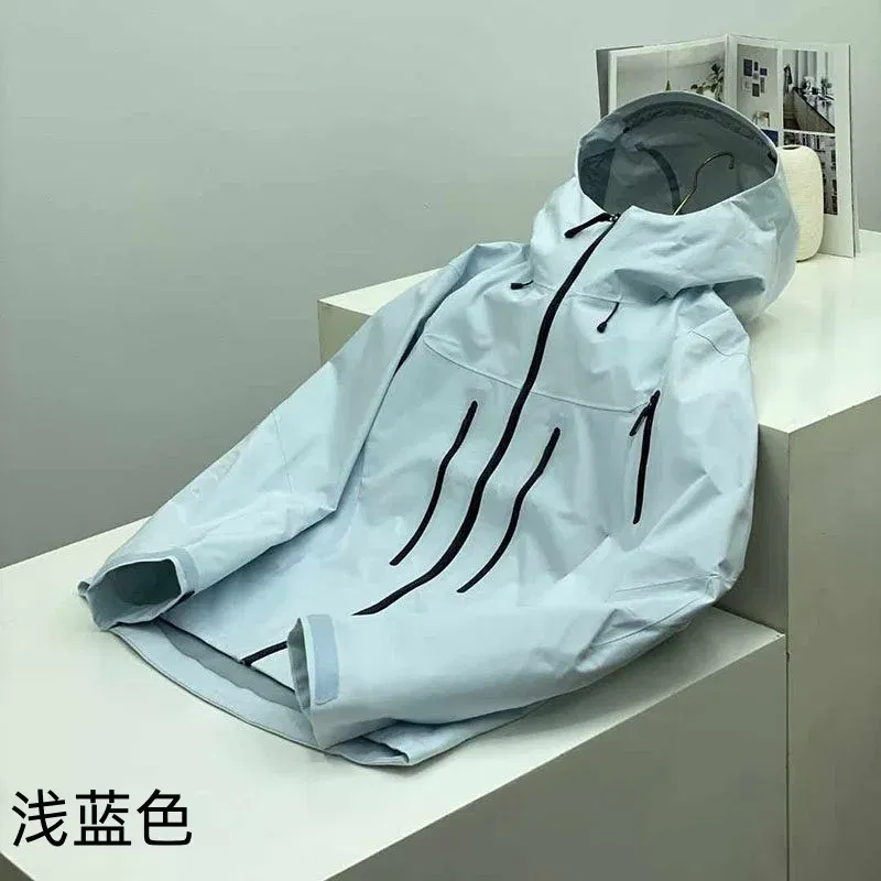 Color: Orange, Size: XL - ARC Outdoor Men's and Women's, Sports, Fishing, Mountaineering, Travel, Fashion, Camping, Leisure, Multicolor Hardshell Jacket