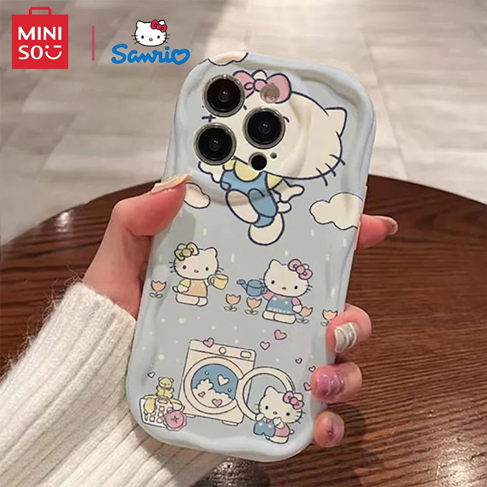 Color: BRIGHT PINK, Material: Cotton Fabric - Miniso Sanrio Collaboration Hello Kitty Phone Case For  Samsung Galaxy S10 S20 S21 S22 S23 S24 FE Plus Ultra Note 20 Phone Case