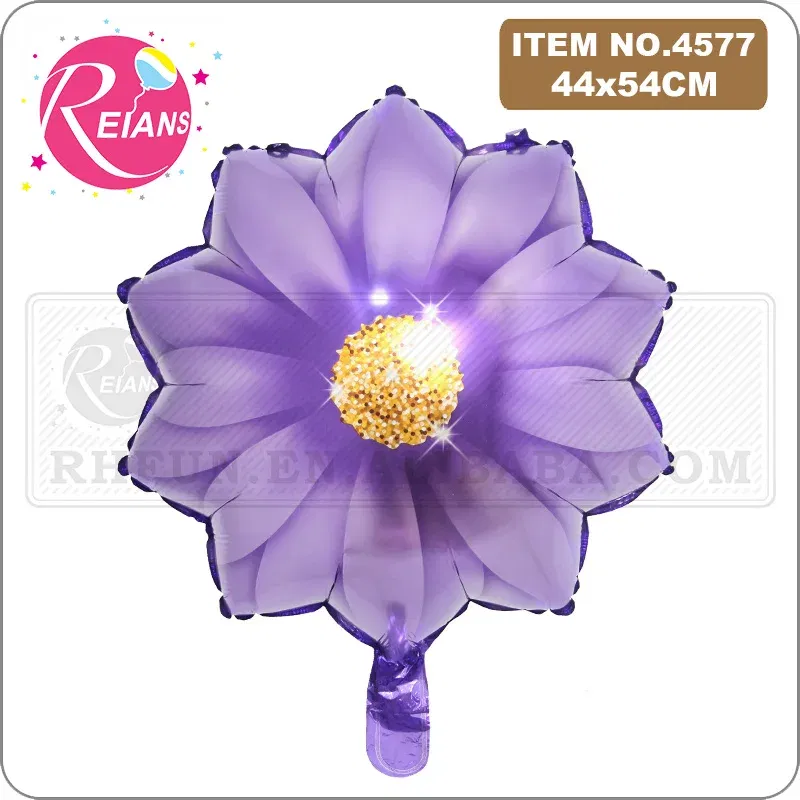 Color: AGATE - Sunflower Flower Foil Balloons Red Rose Purple Yellow Birthday Party Baby Shower Valentine's Day Wedding suppliers Decoration