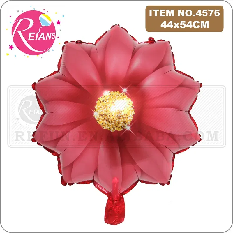 Color: AGATE - Sunflower Flower Foil Balloons Red Rose Purple Yellow Birthday Party Baby Shower Valentine's Day Wedding suppliers Decoration