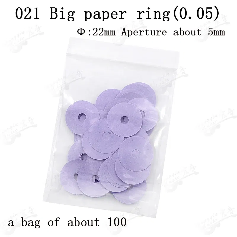 Color: Yellow - Triomphe piano adjustment maintenance tools spare parts 021 022 size paper ring paper washer gasket pin washer