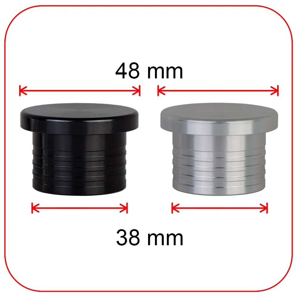 Color: Brown - 8mm-32mm Alloy Aluminium Plug Blow Off Valve Bov Blanking Plug Silicone Hose Blanking Plug 8 10 12 14 16 18 20 22 28 30 32