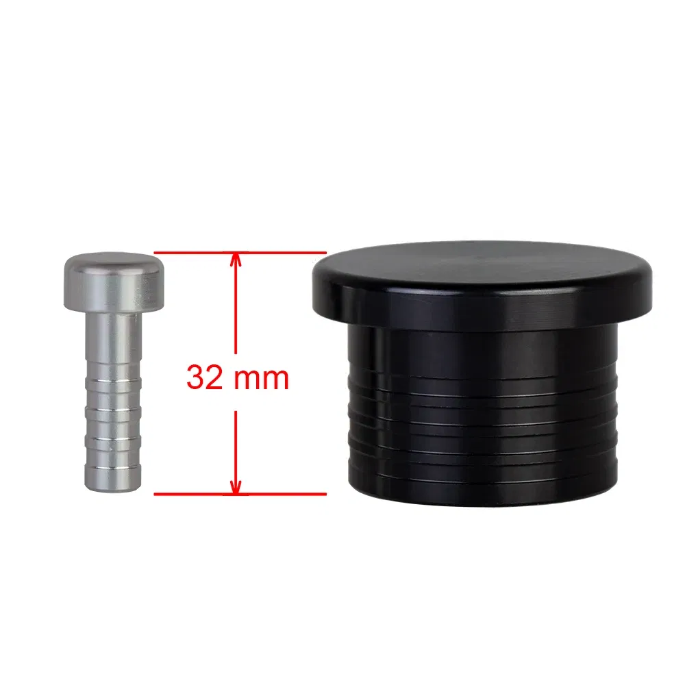 Color: Brown - 8mm-32mm Alloy Aluminium Plug Blow Off Valve Bov Blanking Plug Silicone Hose Blanking Plug 8 10 12 14 16 18 20 22 28 30 32