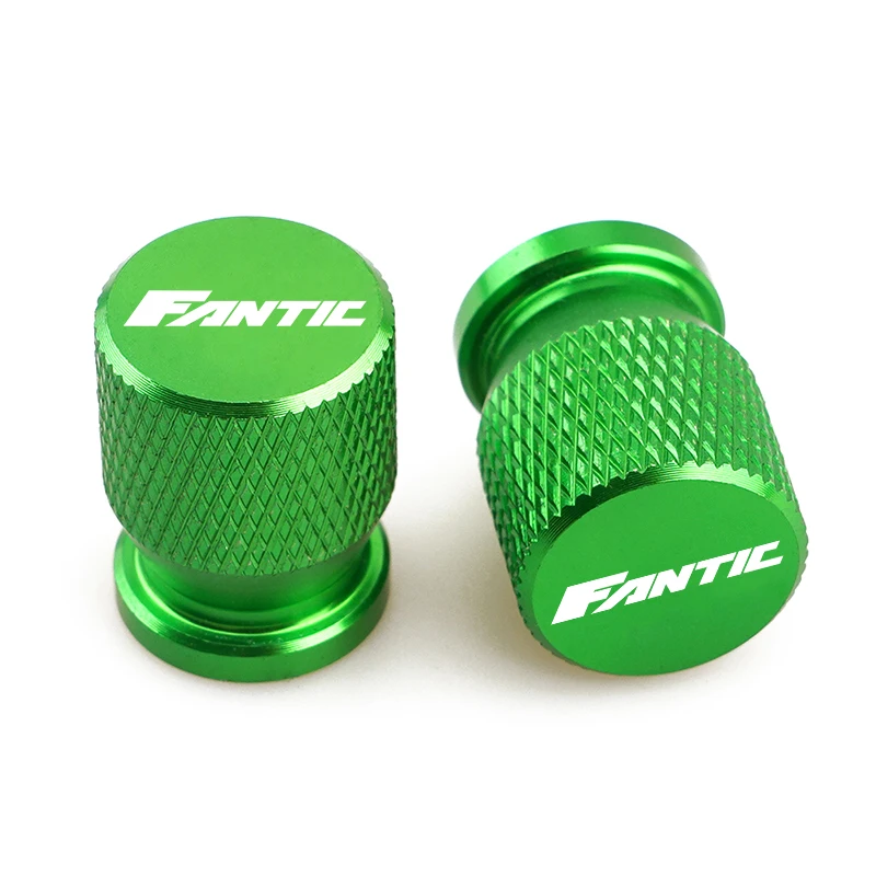 Color: army green - Motorcycle Tire Valve Caps Fit For FANTIC CABALLERO FLAT TRACK 125 250 500 RALLY/SCRAMBLER 500 ENDURO RANGE XE125/XEF250 450/XE5